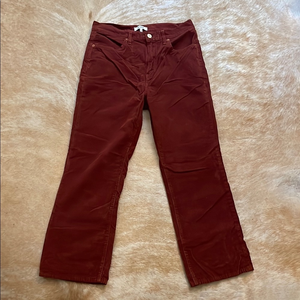 RE/DONE Maroon Corduroy Pant